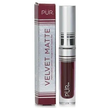 PÜR Velvet Matte Liquid Lipstick Dutty Wine