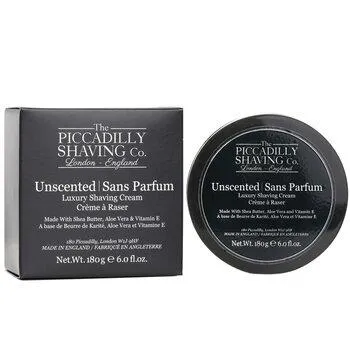 The Piccadilly Shaving Co. Unscented Luxury Shaving Cream 180g