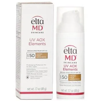 EltaMD UV AOX Elements Tinted Mineral Face Sunscreen SPF 50 48g