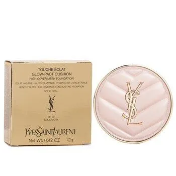 Yves Saint Laurent Touche Eclat Glow Pact Cushion High Cover Mesh Foundation BR20 Cool Ivory