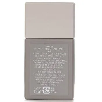 THREE Solar Tinted Glow Flow Liquid Foundation SPF 50 02