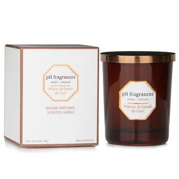 pH fragrances Scented Candle Vetiver & Santal De Cuir 180g