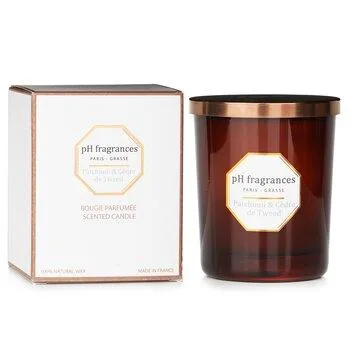 pH fragrances Scented Candle Patchouli & Cedre De Tweed 180g