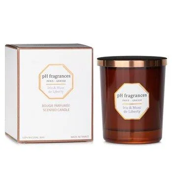 pH fragrances Scented Candle Iris & Musc De Liberty 180g