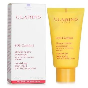 Clarins SOS Comfort Nourishing Balm Mask With Wild Mango Butter For Dry Skin 75ml