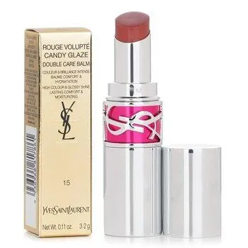 Yves Saint Laurent Rouge Volupte Candy Glaze Double Care Balm 4 Nude Pleasure