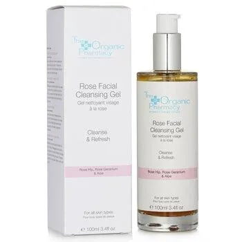 The Organic Pharmacy Rose Facial Cleansing Gel 100ml