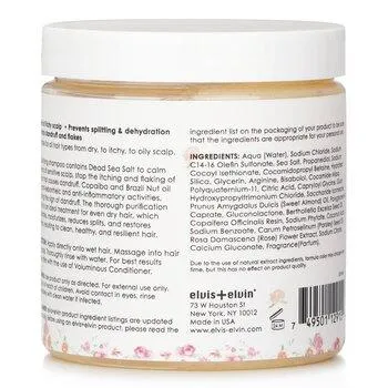 Elvis + Elvin Purifying Shampoo With Dead Sea Salt 240ml