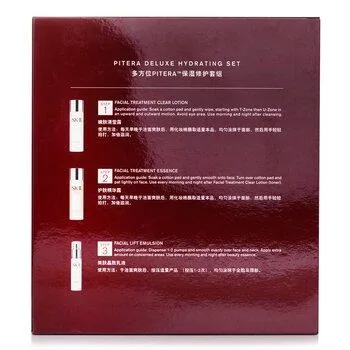SK-II Pitera Deluxe Hydrating 3-Pieces Set: Facial Treatment Essence 230ml + Facial Lift Emulsion 100g + Facial Treatment Clear Lotion 230ml 3pcs