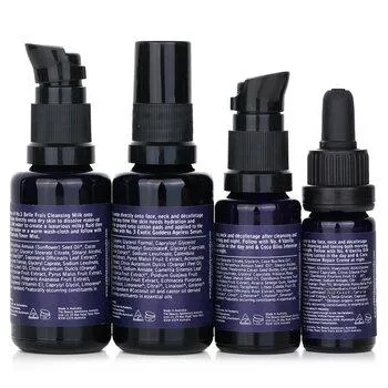 Edible Beauty On The Fly Travel Mini Kit Cleansing Milk 15ml+ Toner Mist 30ml+ Ageless Serum 10ml+ Hydrating Lotion 15ml