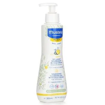Mustela Nourishing Cleansing Gel With Cold Cream For Hair & Body For Dry Skin 300ml