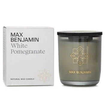 Max Benjamin Natural Wax Candle White Pomegranate 210g
