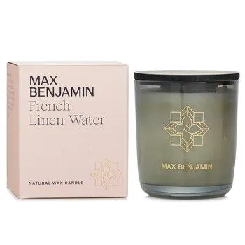 Max Benjamin Natural Wax Candle French Linen Water 210g
