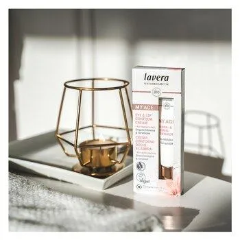 Lavera My Age Eye & Lip Contour Cream With Organic Hibiscus & Ceramides For Mature Skin 15ml