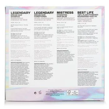 IGK Live Your Best Life Shampoo, Conditioner, Hair Balm, Hair Oil Set