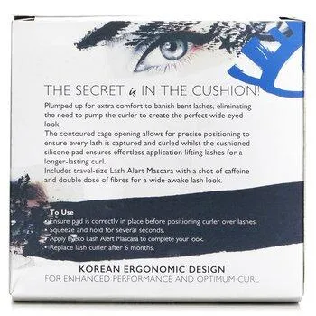 Eyeko Lash Alert Cushion Curler & Mascara Set: Curler + Mascara 2pcs