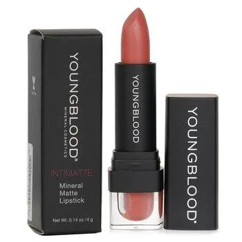 Youngblood Mineral Cosmetics Intimatte Mineral Matte Lipstick hotshot