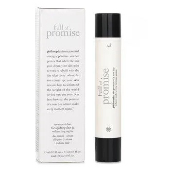 Philosophy Full Of Promise Treatment Duo For Uplifting Days & Voluminizing Nights 30ml