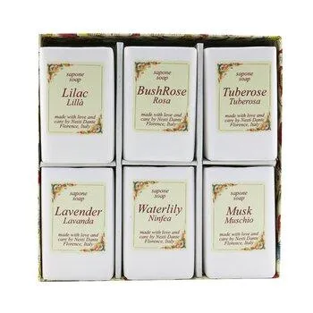 Nesti Dante Floral Notes Soap Set: 6x 100g