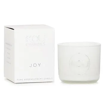 iKOU Essentials Aromatherapy Natural Wax Candle Glass Joy 85g