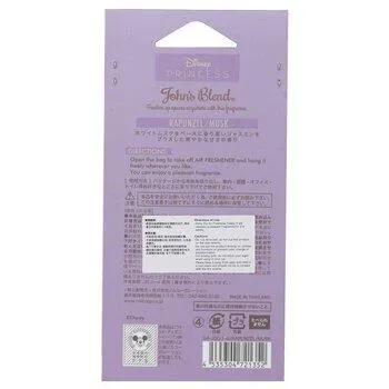 John's Blend Disney Princess Air Freshener Rapunzel Musk 1pc