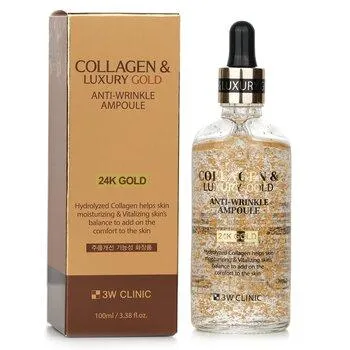 3W Clinic Collagen & Luxury Gold Anti-Wrinkle Ampoule 100ml