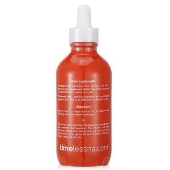 Timeless Skin Care Coenzyme Q10 Serum + Matrixyl 3000 + Hyaluronic Acid 30ml