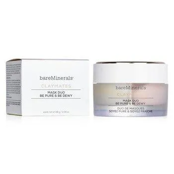 bareMinerals Claymates Be Pure & Be Dewy Mask Duo 58g