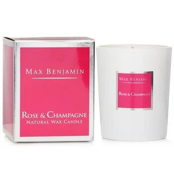 Max Benjamin Candle Rose & Champagne 190g