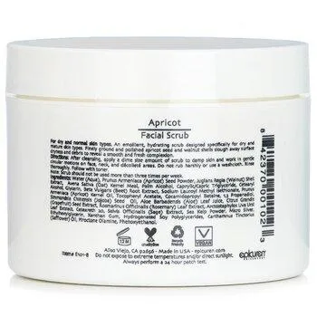 Epicuren Apricot Facial Scrub For Dry & Normal Skin Types 236ml