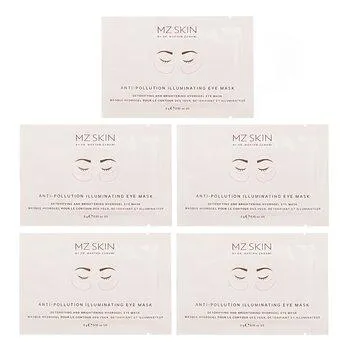 MZ Skin Anti-Pollution Illuminating Eye Masks 5x 3g
