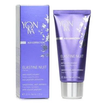 Yonka Age Correction Elastine Nuit Creme With Elastin Peptides Smoothing, Anti-Wrinkle 50ml