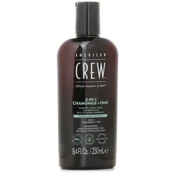 American Crew 3-in-1 Chamomile + Pine Shampoo, Conditioner & Body Wash 250ml