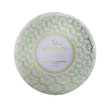 VOLUSPA 3 Wick Decorative Tin Candle Laguna 340g