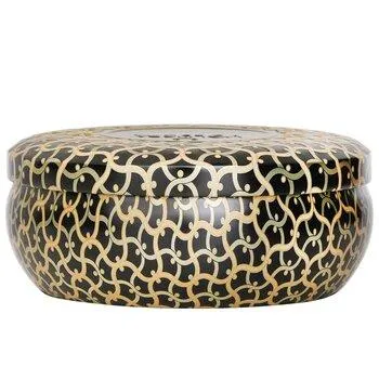 VOLUSPA 3 Wick Decorative Tin Candle Freesia Clementine 340g