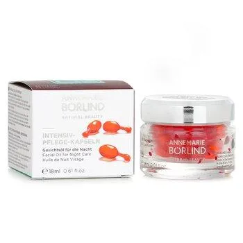 Annemarie Borlind Facial Oil For Night Care Intensive Care Capsules For Stress Skin 50 caps