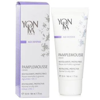 Yonka Age Defence Pamplemousse Creme Revitalising, Protective Normal To Oily Skin 50ml