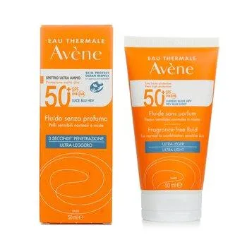 Avène Very High Protection Fragrance-Free Fluid SPF 50+ For Normal To Combination Sensitive Skin 50ml
