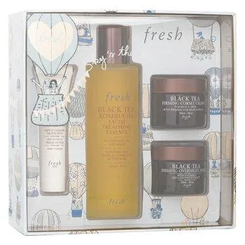 Fresh Black Tea Firming Beauty Set 4pcs