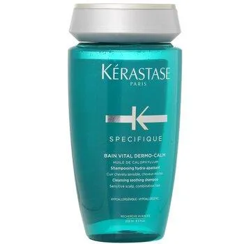 Kérastase Specifique Bain Vital Dermo-Calm Cleansing Soothing Shampoo Sensitive Scalps, Combination Hair 250ml