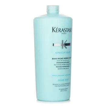 Kérastase Specifique Bain Riche Dermo-Calm Cleansing Soothing Shampoo Sensitive Scalp, Dry Hair 1000ml