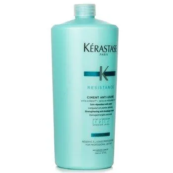 Kérastase Resistance Ciment Anti-Usure Strengthening Anti-Breakage Cream Rinse Out For Damaged Lengths & Ends 1000ml