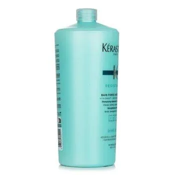 Kérastase Resistance Bain Force Architecte Strengthening Shampoo For Brittle, Damaged Hair, Split Ends 1000ml