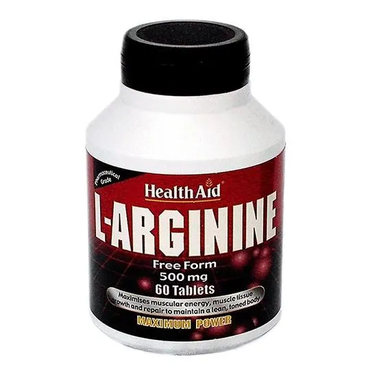 Health Aid L-Arginine 500mg Tablets 60 Tablets