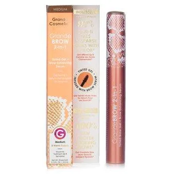 GRANDE Cosmetics GrandeBROW 2 In 1 Tinted Brow Gel + Brow Enhancing Serum Dark