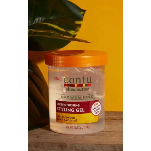 Cantu Maximum Hold Strengthening Styling Gel 524g