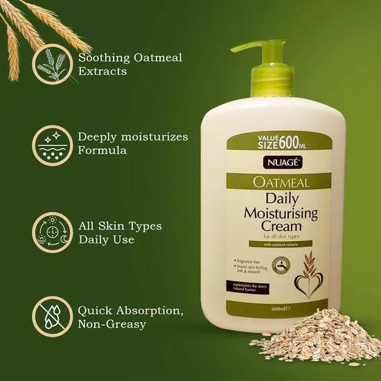 Nuage Oatmeal Daily Moisturising Cream 200ml