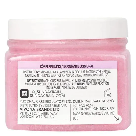 Sunday Rain Acai Berry Body Scrub 265g