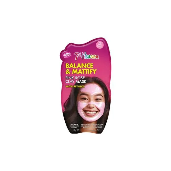 Montagne Jeunesse 7th Heaven Balance & Mattify Pink Rose Clay Mask 15g