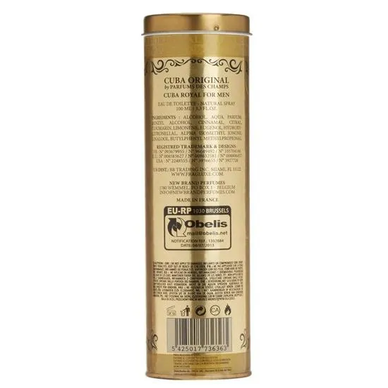 Cuba Royal Eau De Toilette 100ml